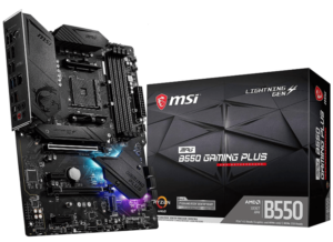 MSI MPG B550 GAMING PLUS マザーボード ATX AMD B550 チップセット搭載 MB5026